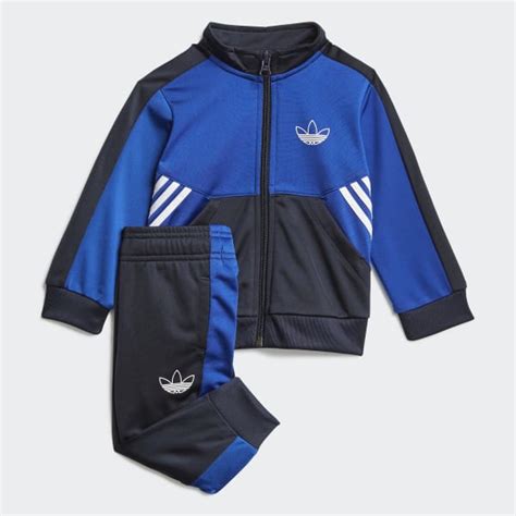 adidas sprt blauw|Adidas blue tracksuit.